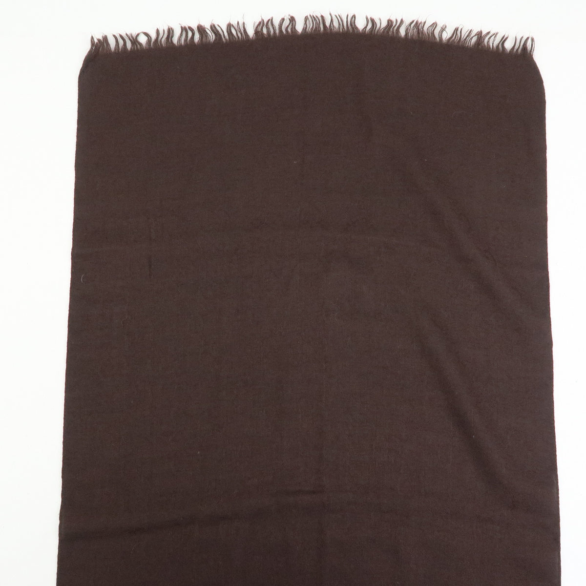 GUCCI GG Monogram Wool Silk Scarf Shawl Brown Black 542984