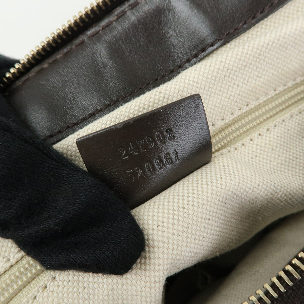 GUCCI Sukey Interlocking G GG Canvas Leather 2Way Shoulder Bag 247902