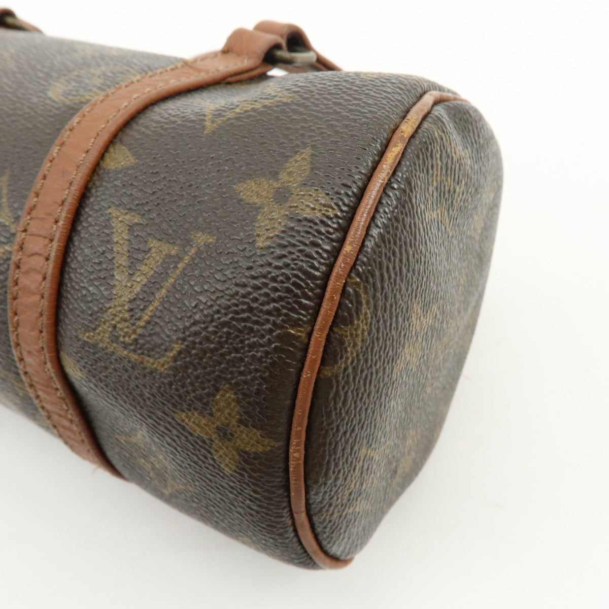 Louis Vuitton Monogram Papillon 22 Canvas Leather Hand Bag Brown M51367
