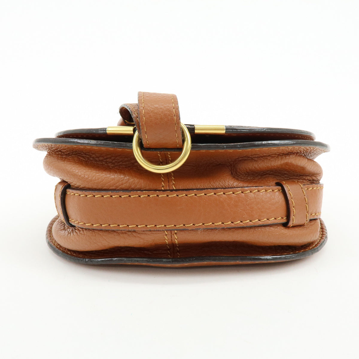 Chloe Mercy Leather Shoulder Bag Crossbody Bag Brown