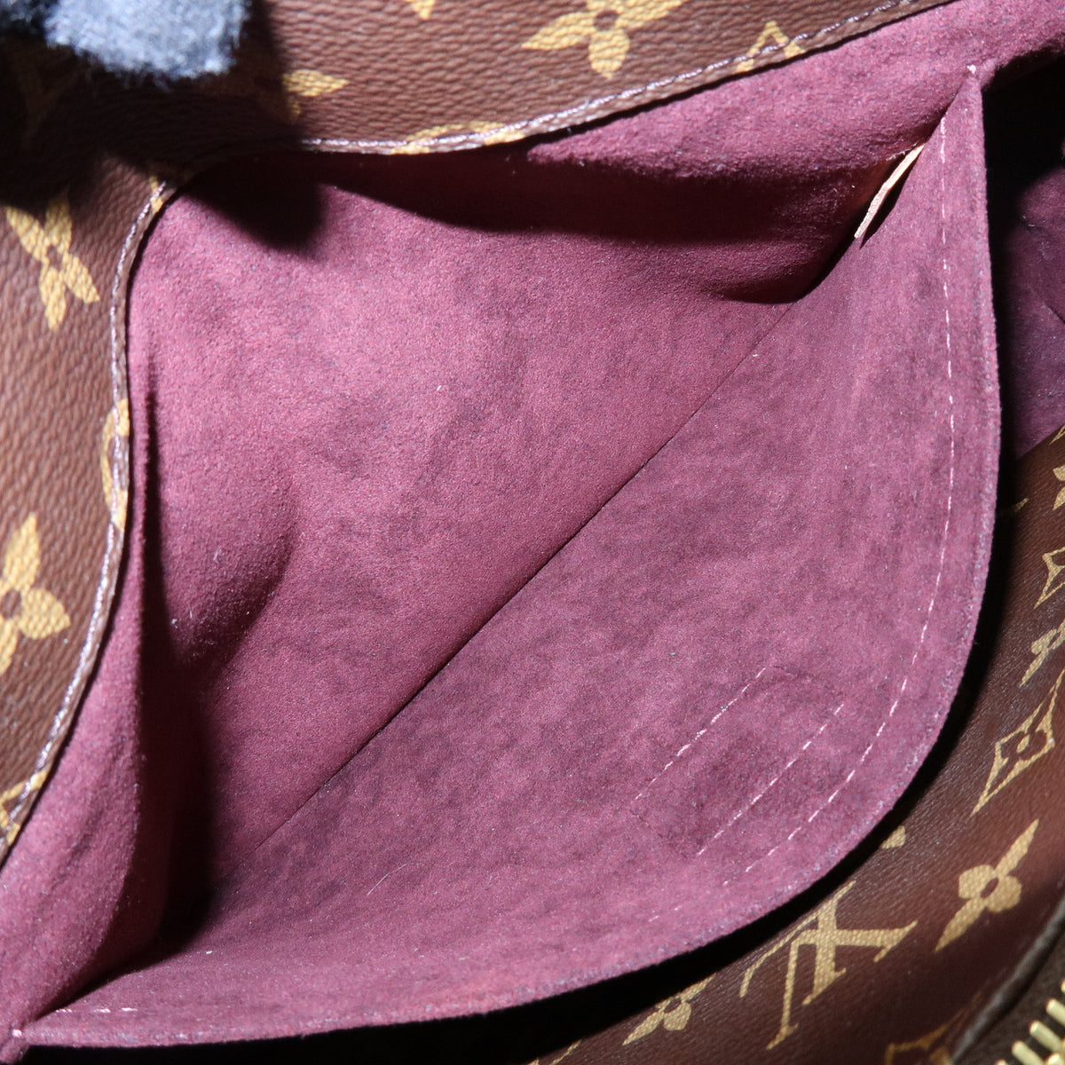 Louis Vuitton Monogram Montaigne MM 2Way Bag Hand Bag Brown M41056
