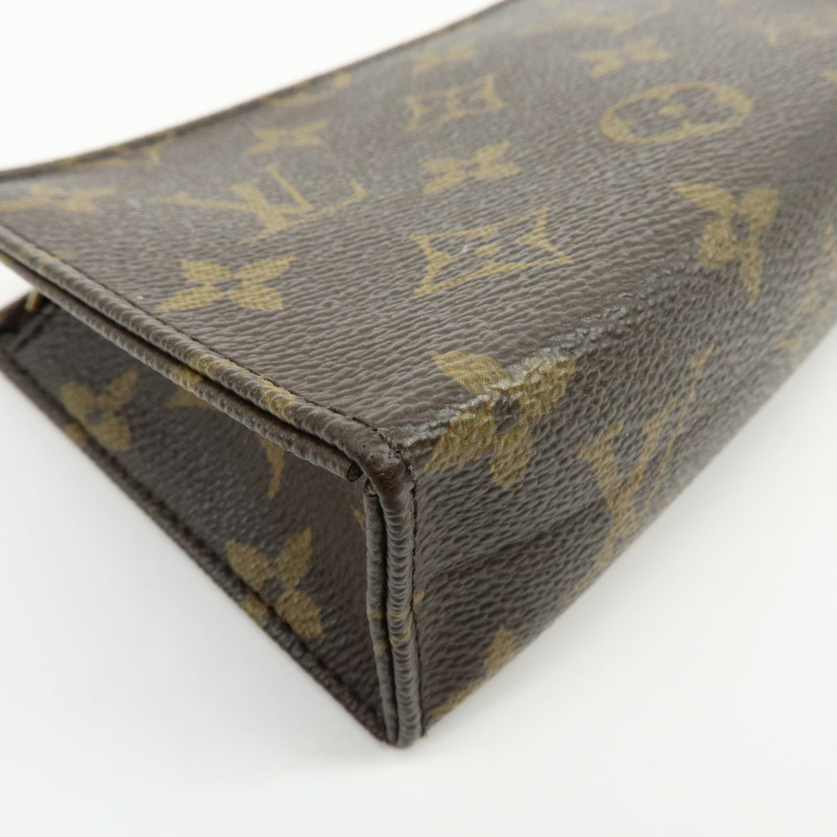 Louis Vuitton Monogram Poche Toilette 15 Cosmetic Pouch Brown M47546