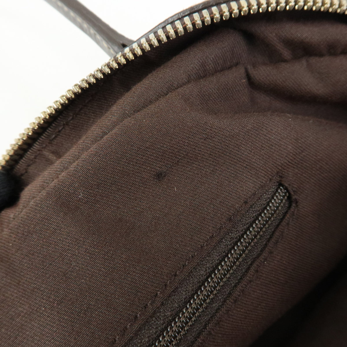 GUCCI Princy Sherry GG Canvas Leather Boston Bag Beige Brown 161720