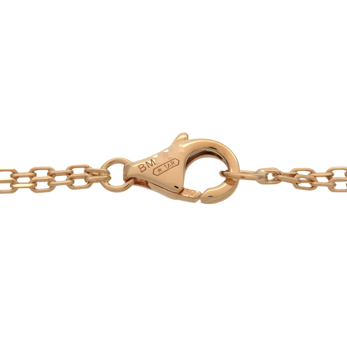Cartier Love Circle 2P Diamond Necklace K18 750YG Yellow Gold