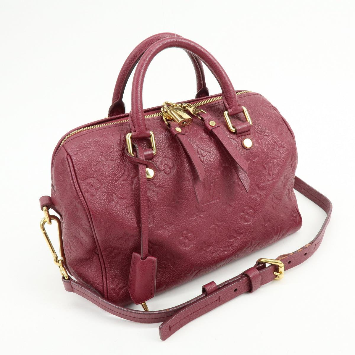 Louis Vuitton Monogram Empreinte Speedy Bandouliere 25 Aurore M40764