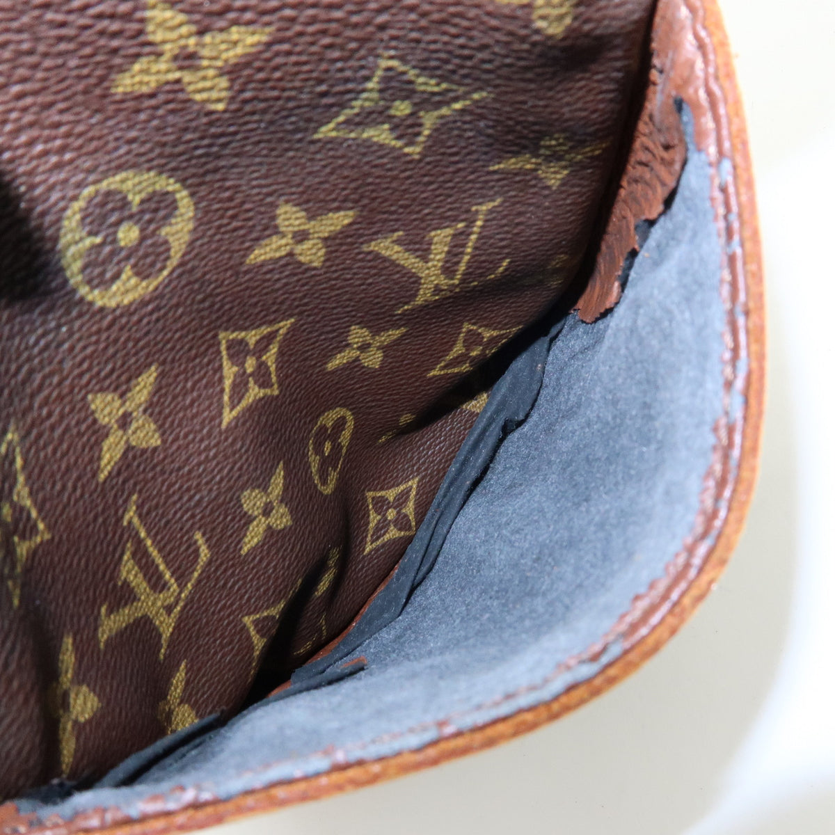 Louis Vuitton Monogram Danube Shoulder Bag Crossbody Bag Brown M45266