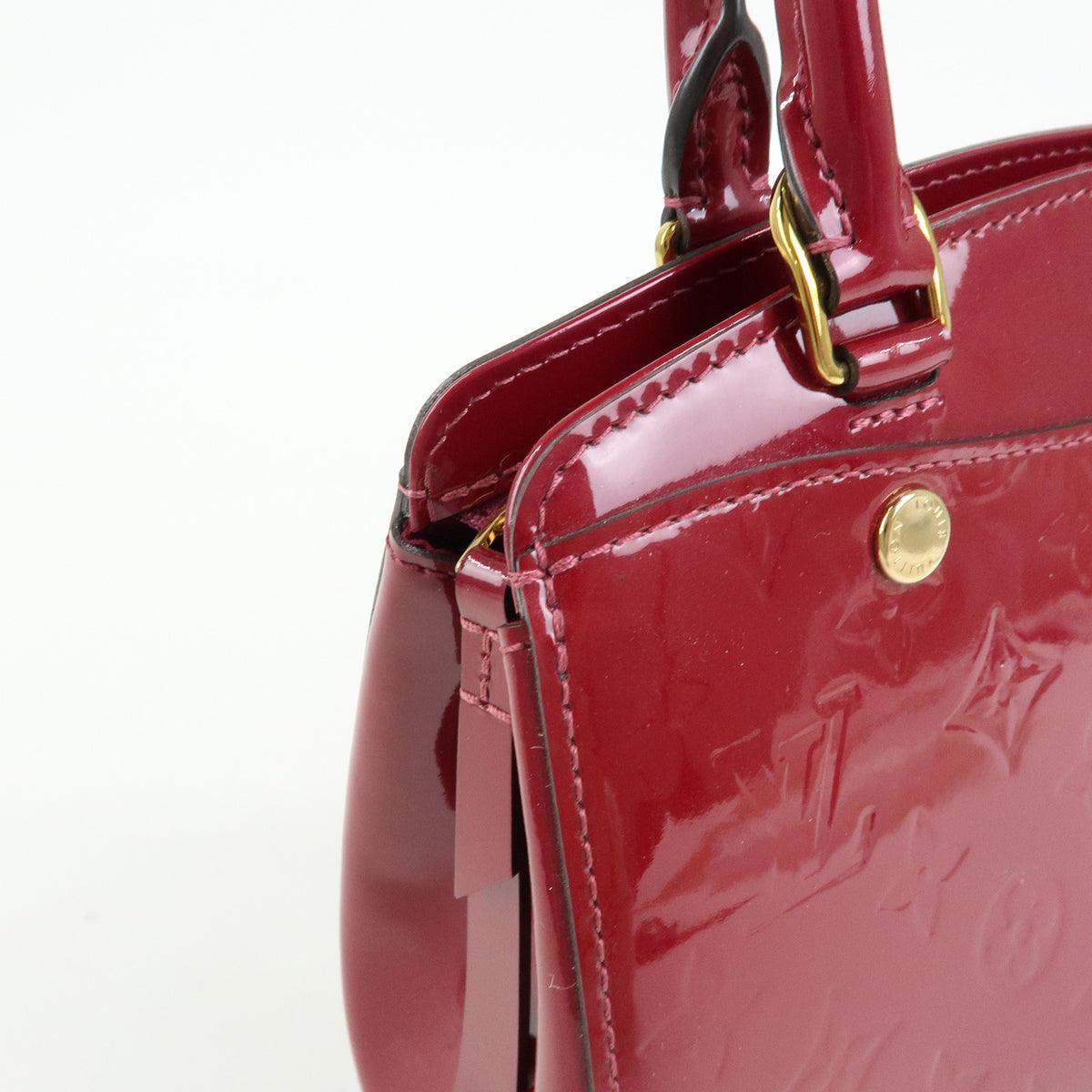 Louis Vuitton Monogram Vernis Brea PM 2Way Bag Hand Bag Magenta M50810
