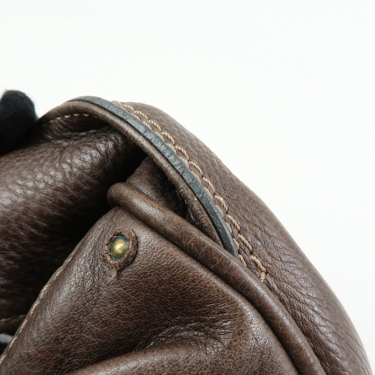 Chloe Paddington Leather Shoulder Bag Crossbody Bag Brown Pink