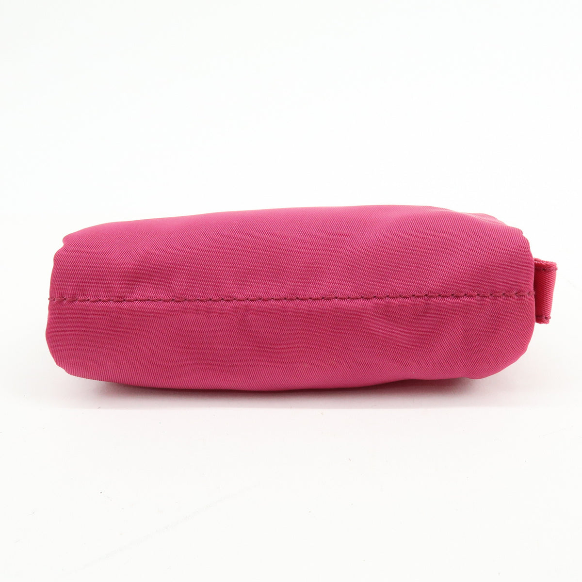 PRADA Triangle Logo Lot of 2 Nylon Pouch Cosmetic Case Purple Pink