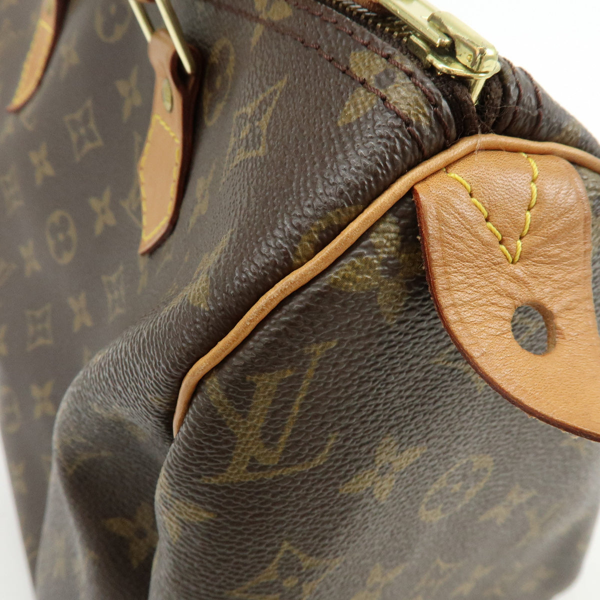 Louis Vuitton Monogram Speedy 30 Boston Bag Hand Bag Brown M41526