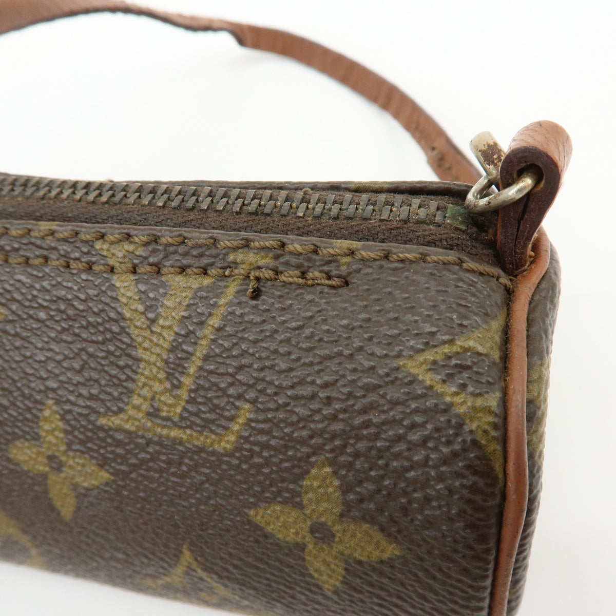 Louis Vuitton Monogram Mini Pouch for Papillon Bag Brown