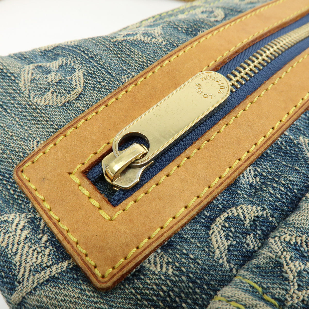 Louis Vuitton Monogram Denim Baggy PM 2Way Bag Shoulder Bag M95049