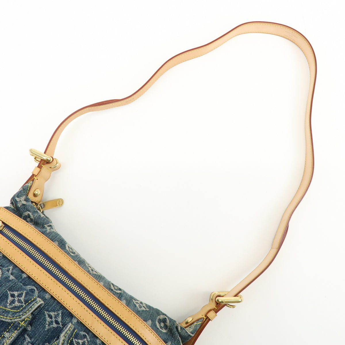 Louis Vuitton Monogram Denim Baggy PM 2Way Bag Shoulder Bag M95049