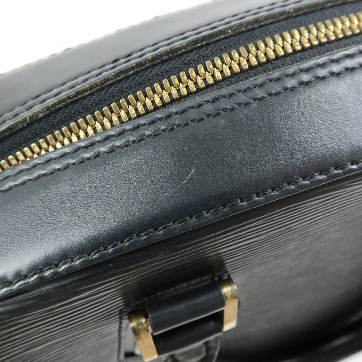 Louis Vuitton Epi Sablons Leather Hand Bag Noir Black M52042