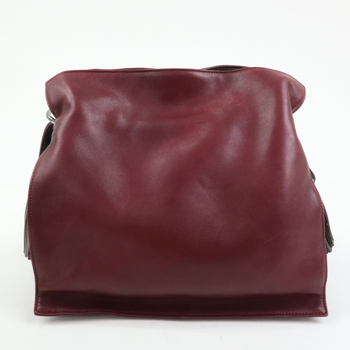 LOEWE Anagram Nappa Leather Shoulder Bag Crossbody Bag Purple