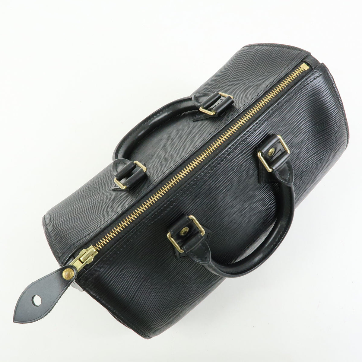 Louis Vuitton Epi Speedy 25 Leather Hand Bag Boston Bag Noir M59032