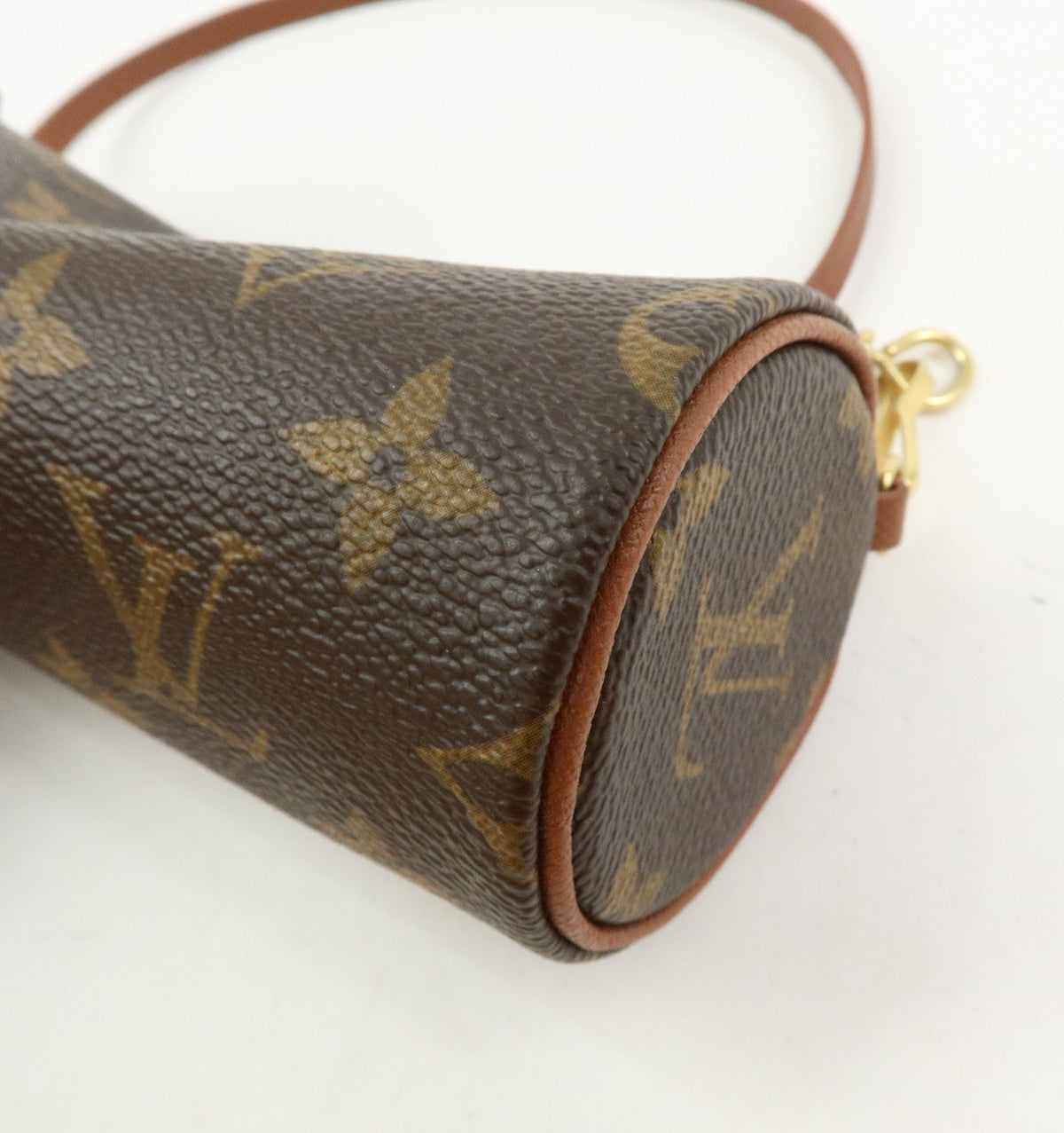 Louis Vuitton Monogram Mini Pouch for Papillon Bag Brown