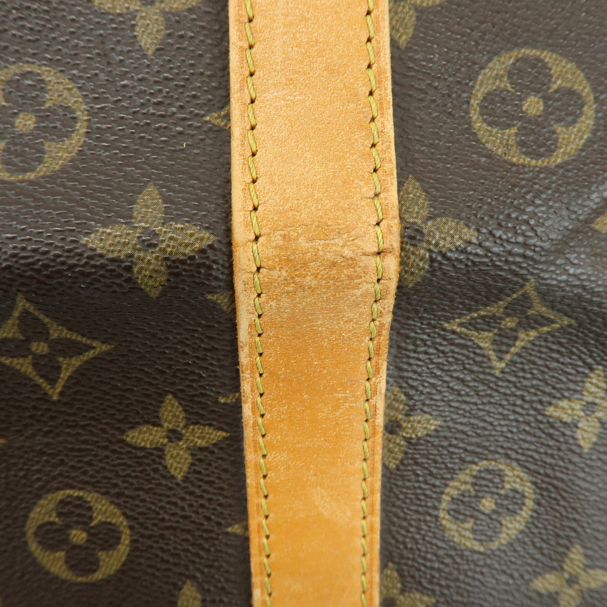 Louis Vuitton Monogram Sac Souple 55 Boston Bag Brown M41622