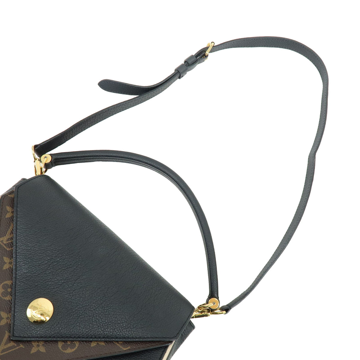 Louis Vuitton Monogram Double V 2Way Bag Shoulder Bag Noir Black M54439