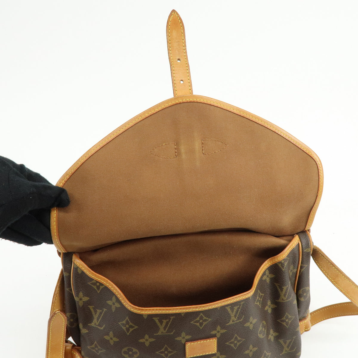 Louis Vuitton Monogram Saumur 30 Canvas Shoulder Bag Brown M42256