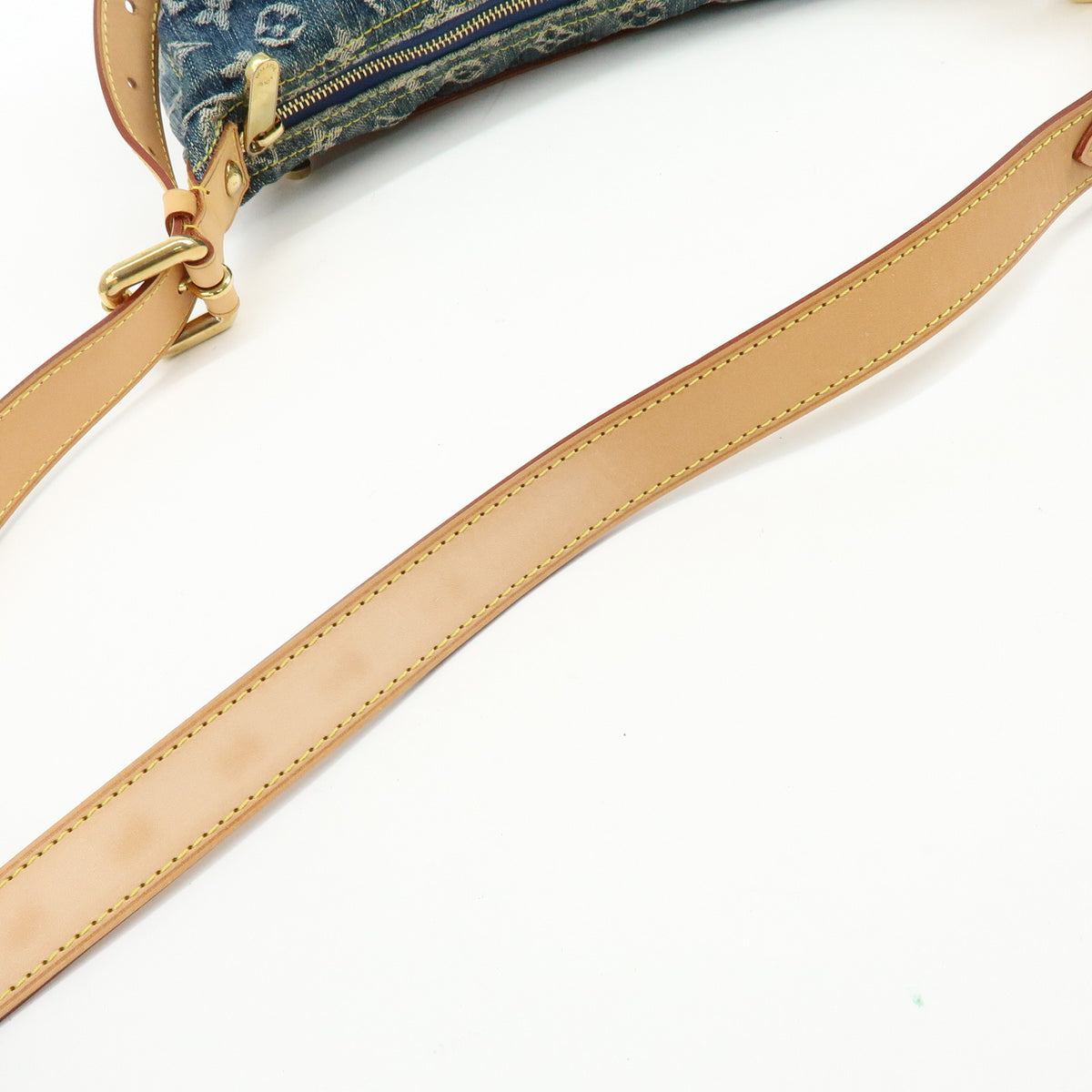 Louis Vuitton Monogram Denim Baggy PM 2Way Bag Shoulder Bag M95049