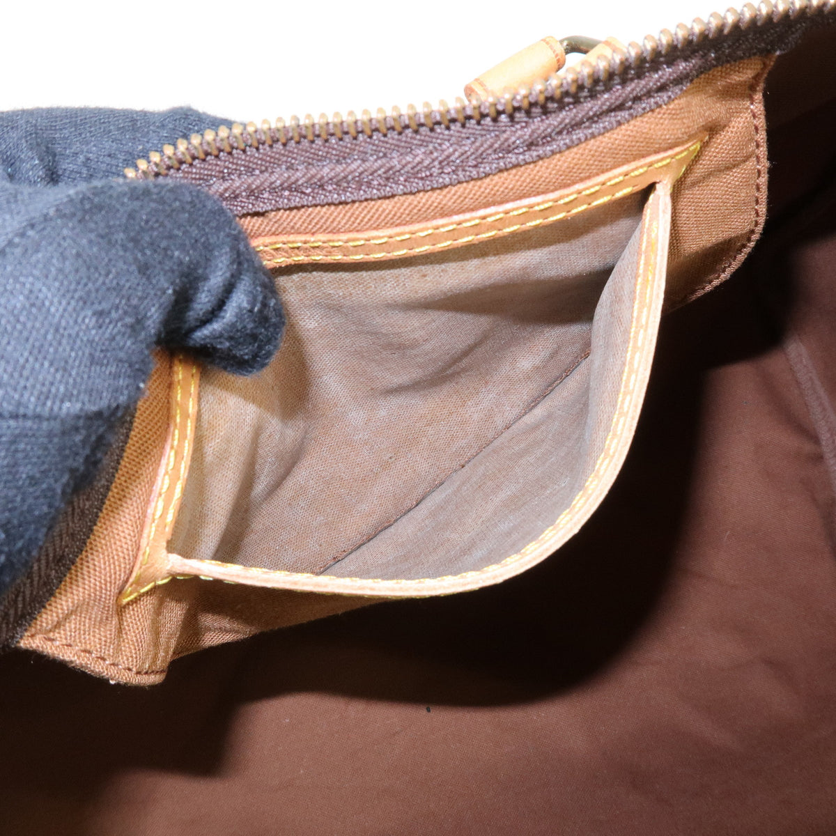 Louis Vuitton Monogram Speedy 40 Hand Bag Boston Bag Brown M41522