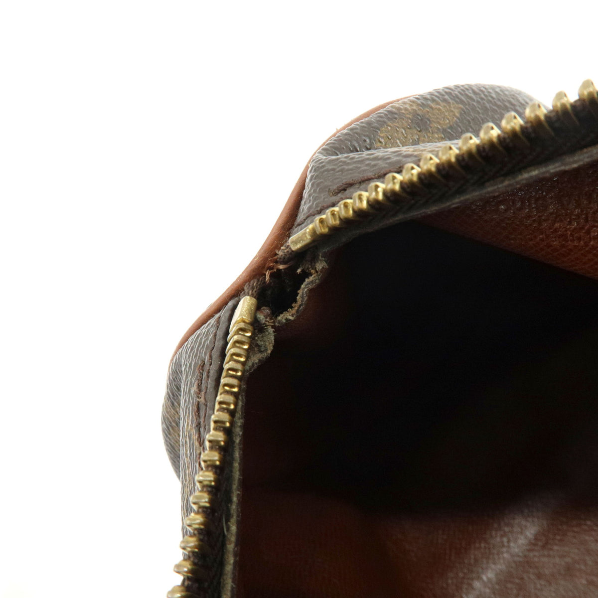 Louis Vuitton Monogram Papillon 22 Canvas Leather Hand Bag Brown M51367