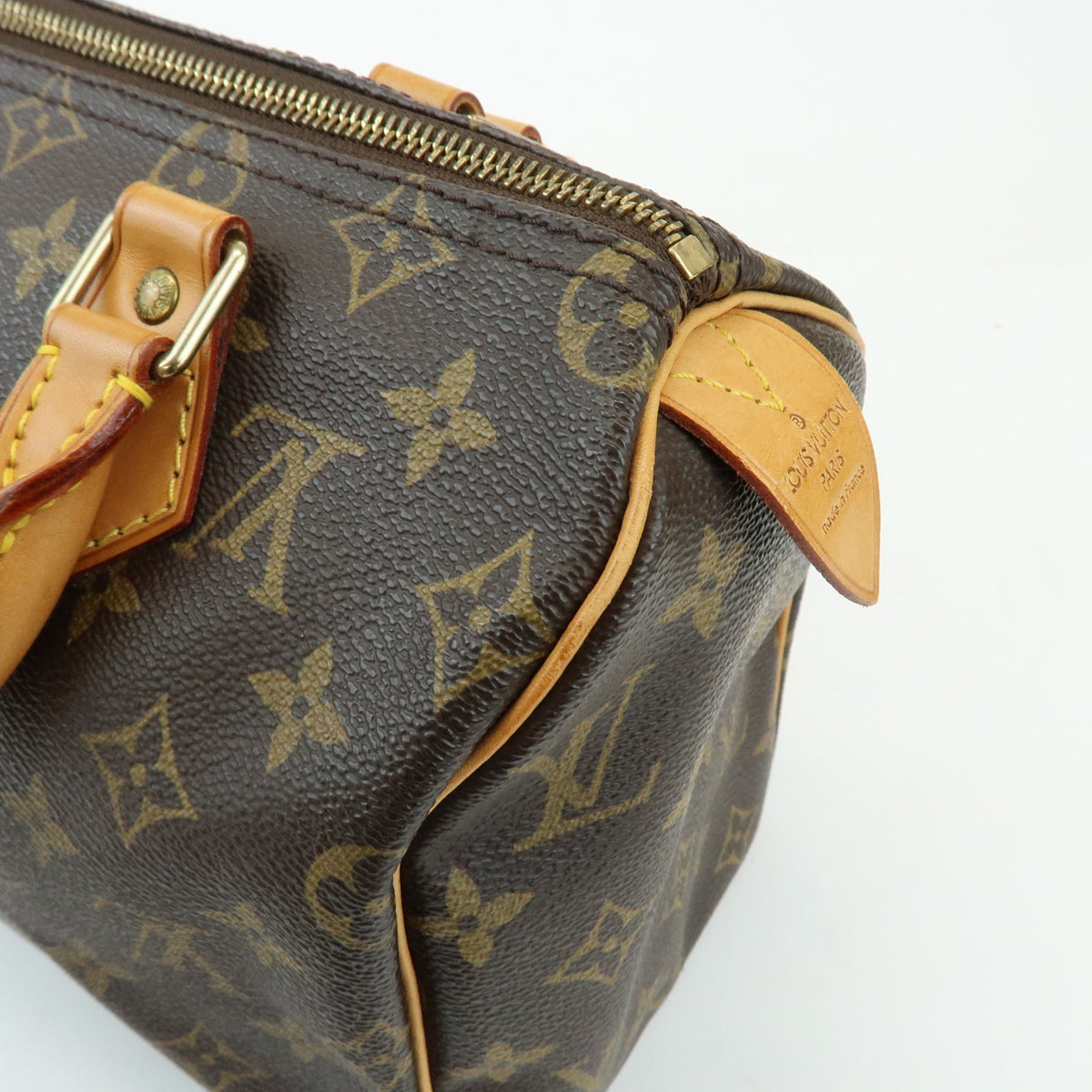 Louis Vuitton Monogram Speedy 25 Boston Bag Hand Bag Brown M41528