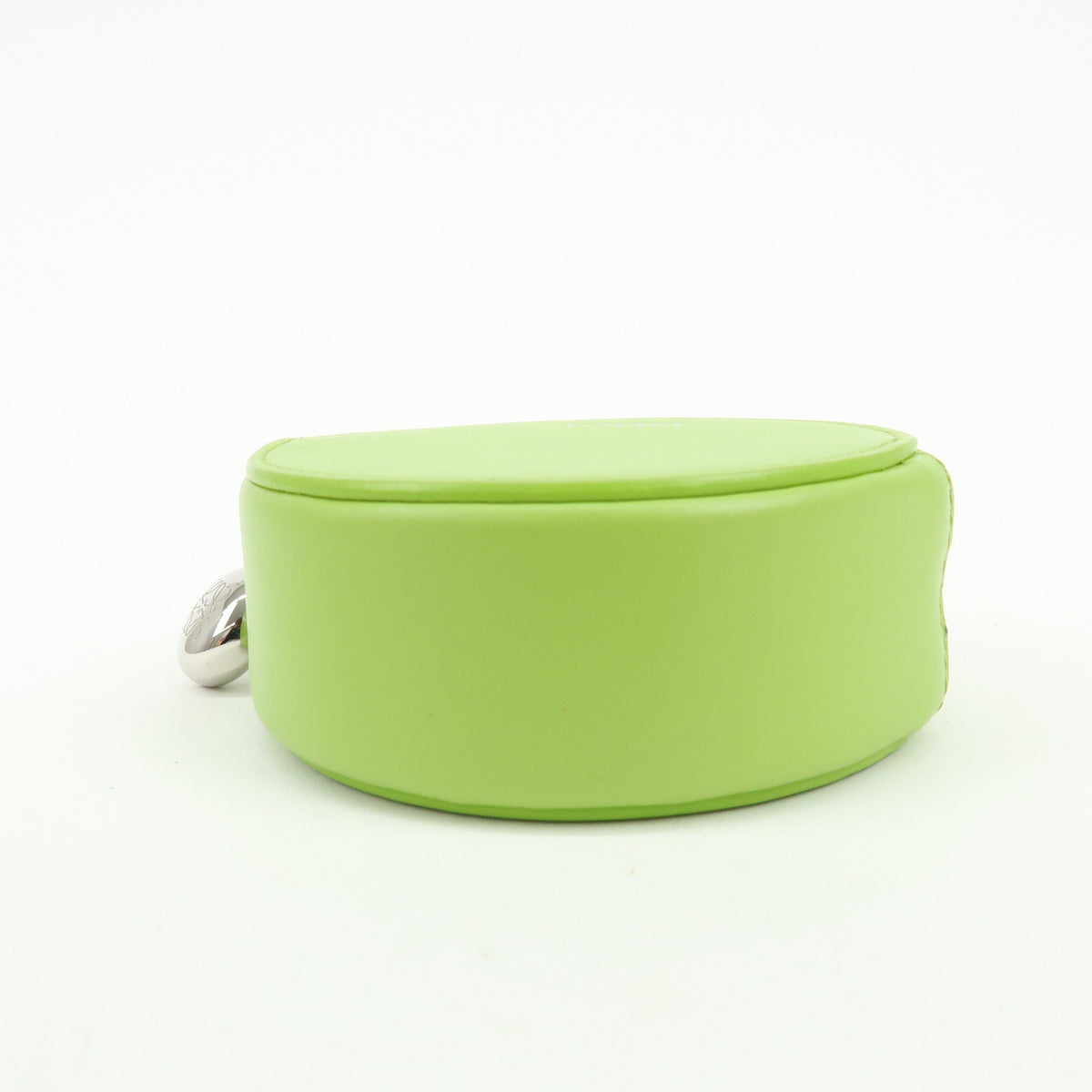 LOEWE Calf Leather Pebble Cookie Key Holder Pouch Coin Case Green