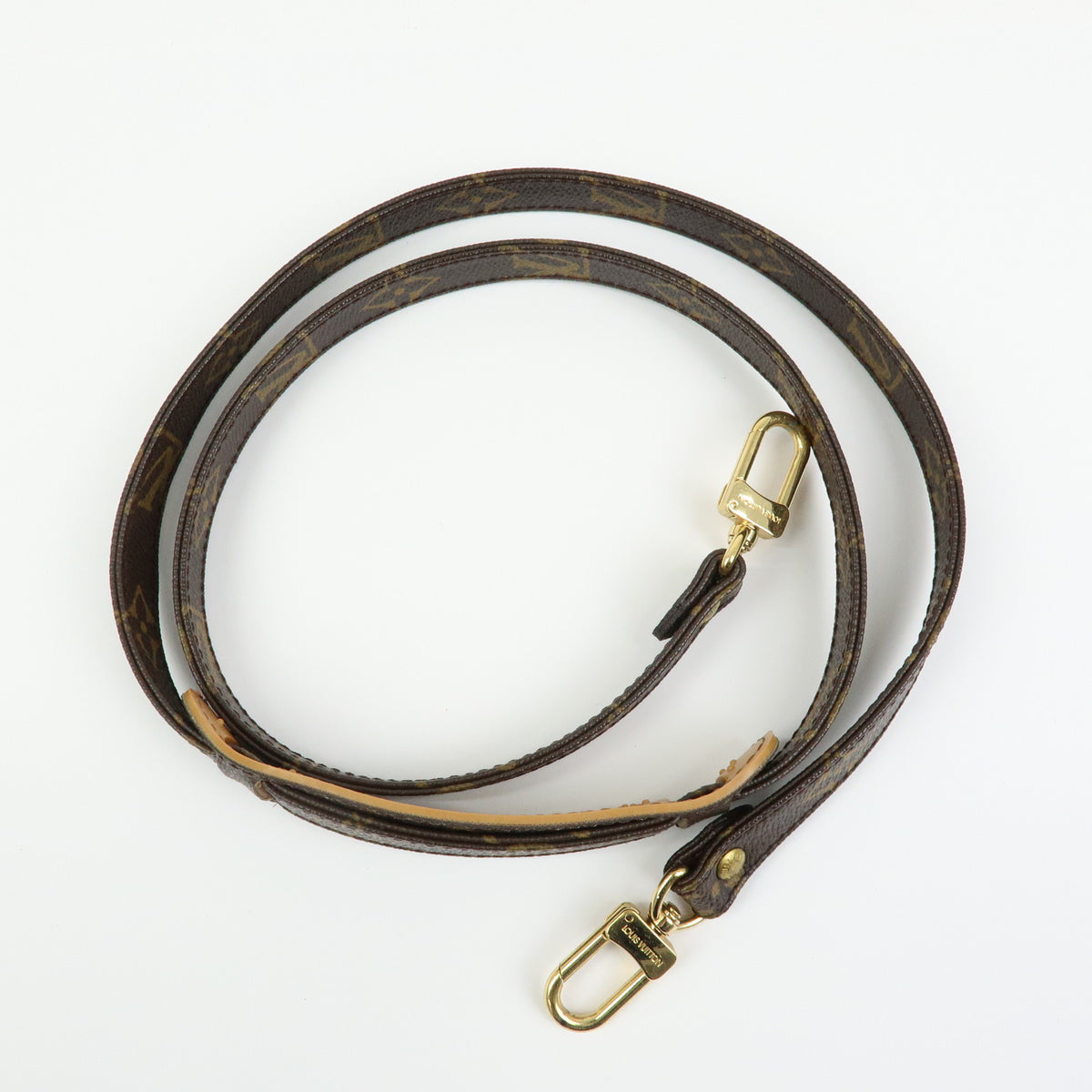 Louis Vuitton Monogram Canvas Shoulder Strap 120cm 1.6cm Brown J75010