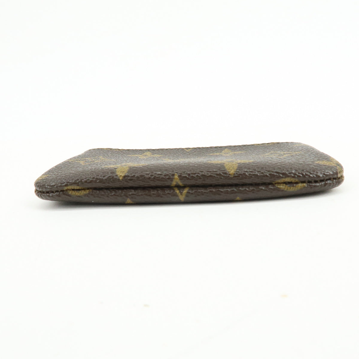 Louis Vuitton Monogram Pochette Cles Coin Case Key Case Brown M62650