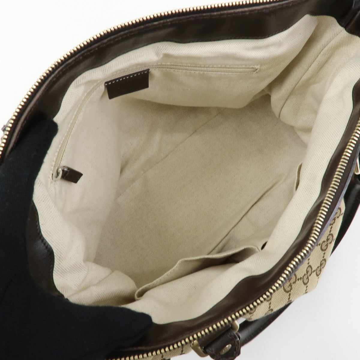 GUCCI Sukey Interlocking G GG Canvas Leather 2Way Shoulder Bag 247902