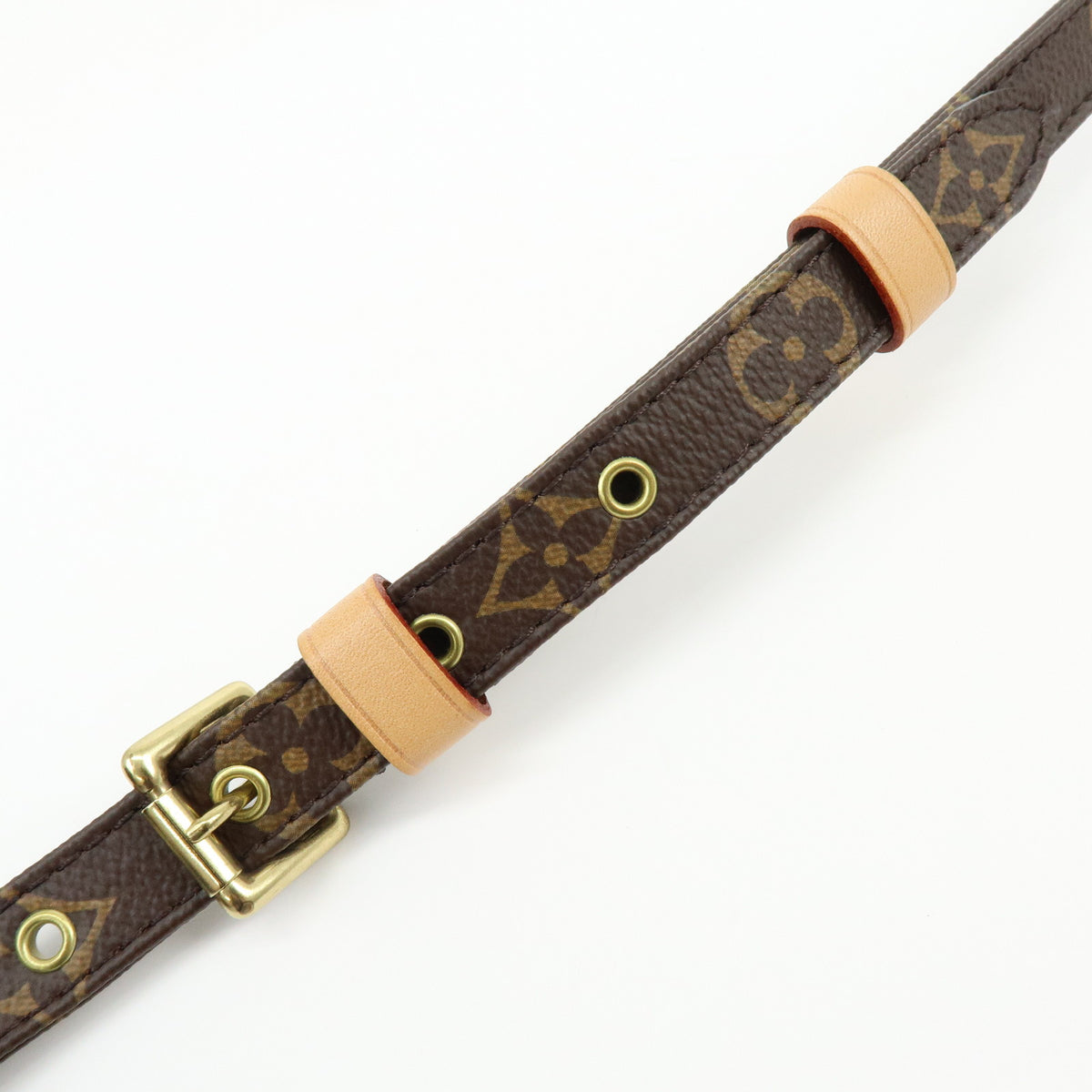 Louis Vuitton Monogram Adjustable Shoulder Strap Brown 120cm J52315