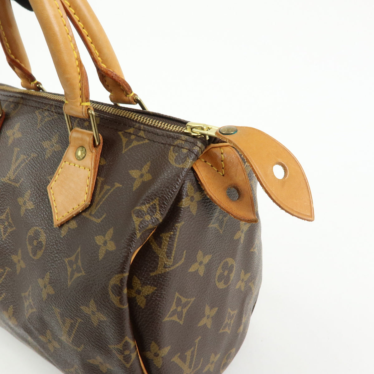Louis Vuitton Monogram Speedy 25 Boston Bag Hand Bag Brown M41528
