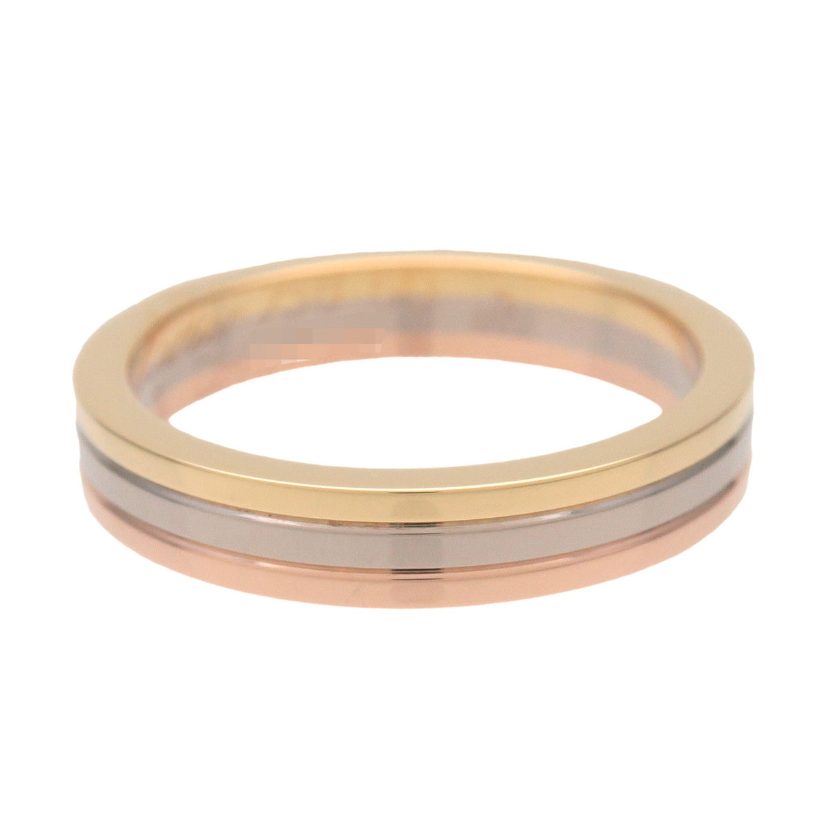 Cartier Vendome Three Color Ring K18 750YG/PG/WG #50 US5.25