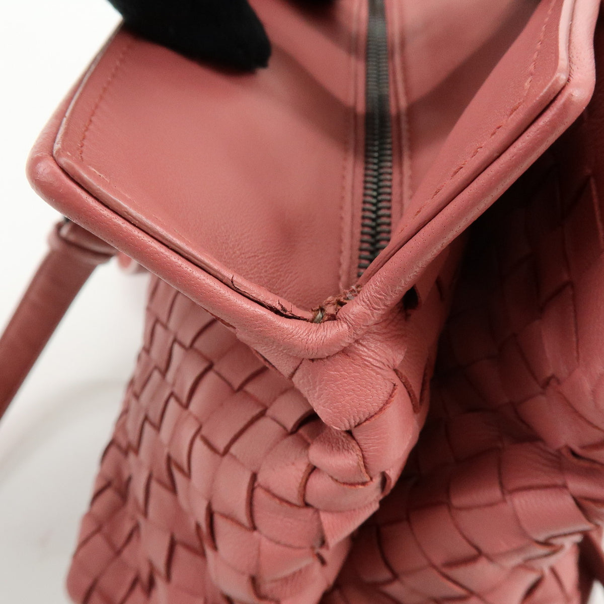 BOTTEGA VENETA Intrecciato Nappa Leather 2Way Bag Shoulder Bag Pink
