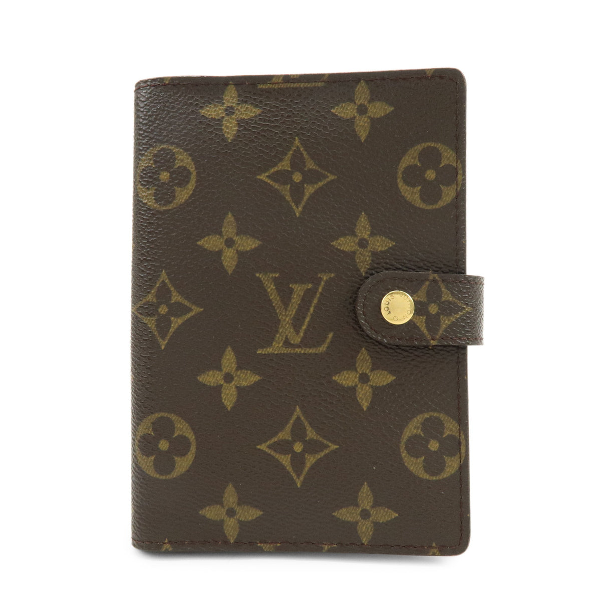 Louis Vuitton Monogram Agenda PM Planner Cover Brown R20005