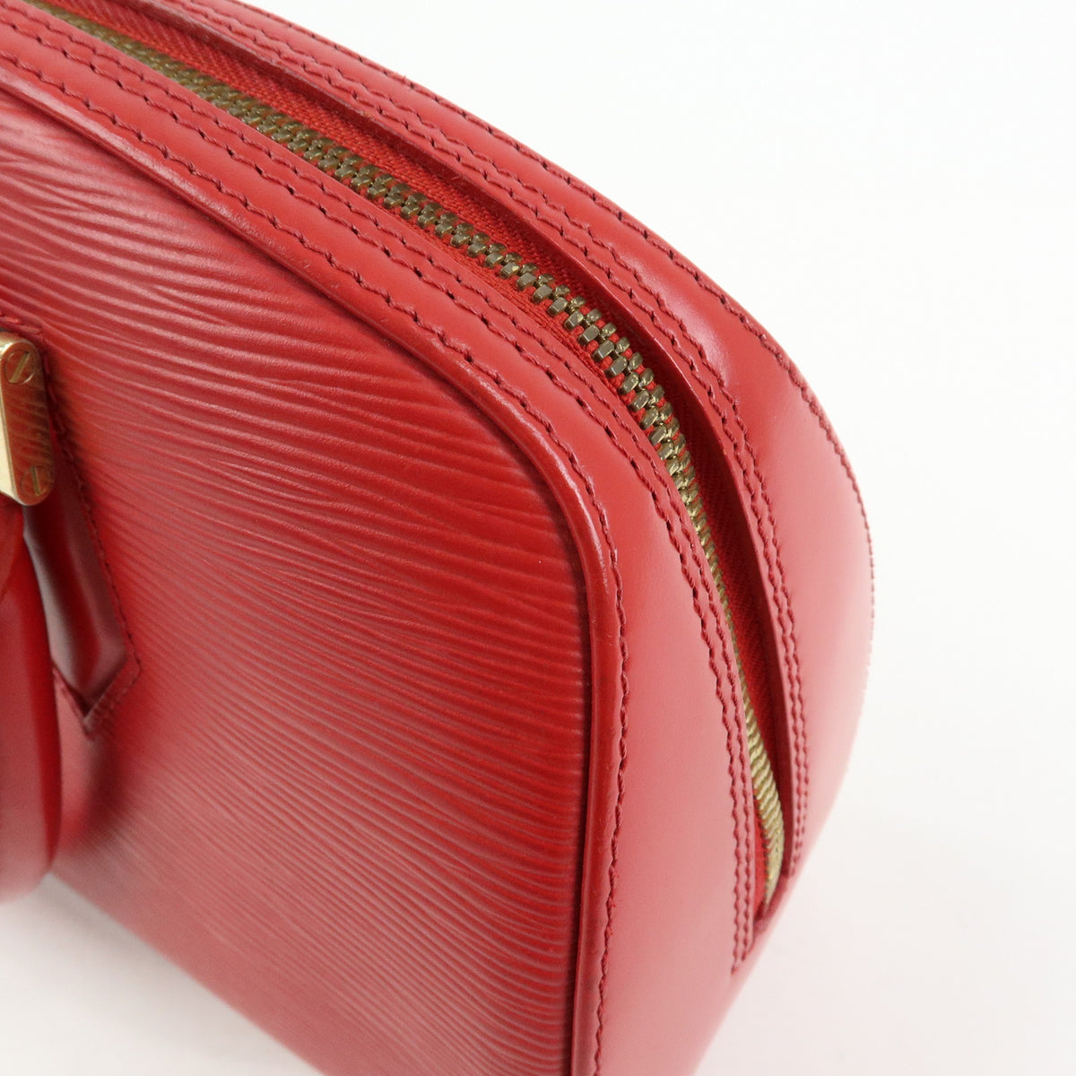 Louis Vuitton Epi Leather Jasmine Hand Bag Castilian Red M52087