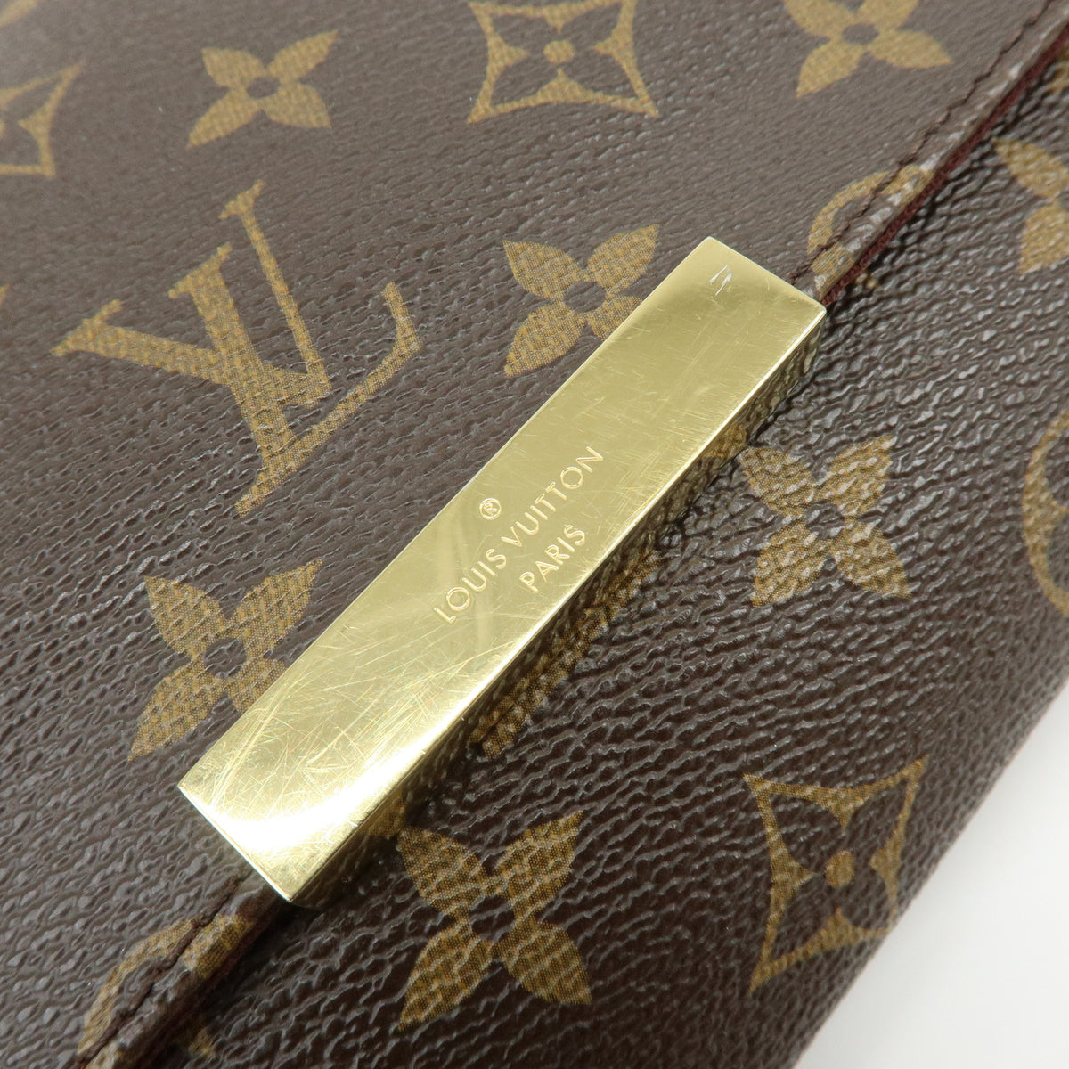 Louis Vuitton Monogram Favorite MM 2Way Bag Shoulder Bag Brown M40718