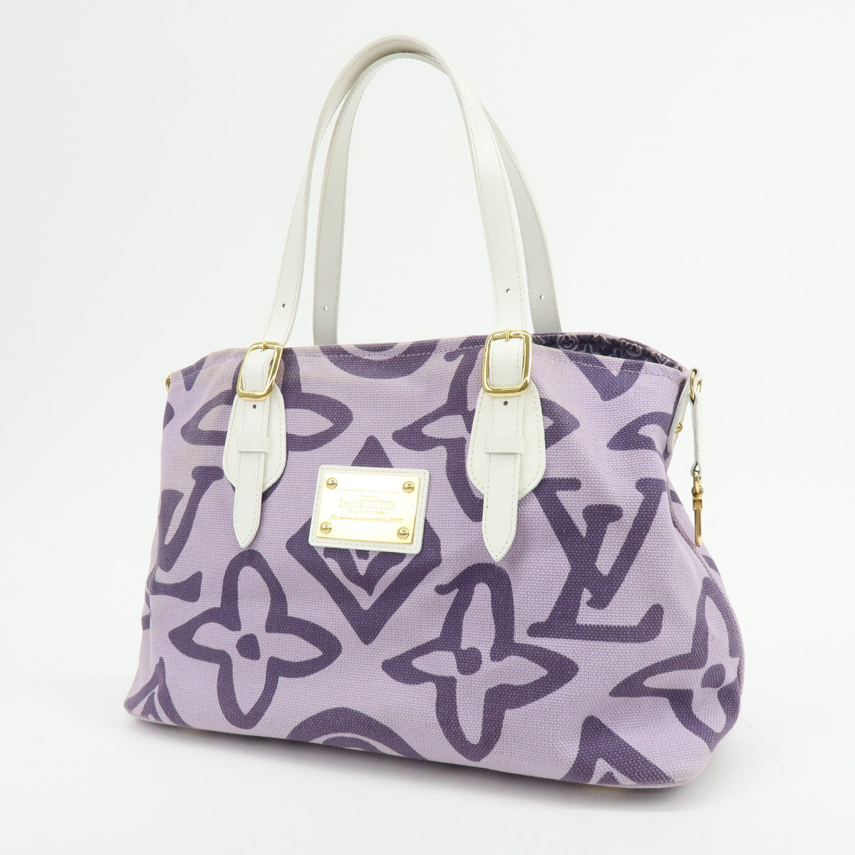 Louis Vuitton Cruise Line Tahitienne PM Canvas Tote Bag Lilas M95680