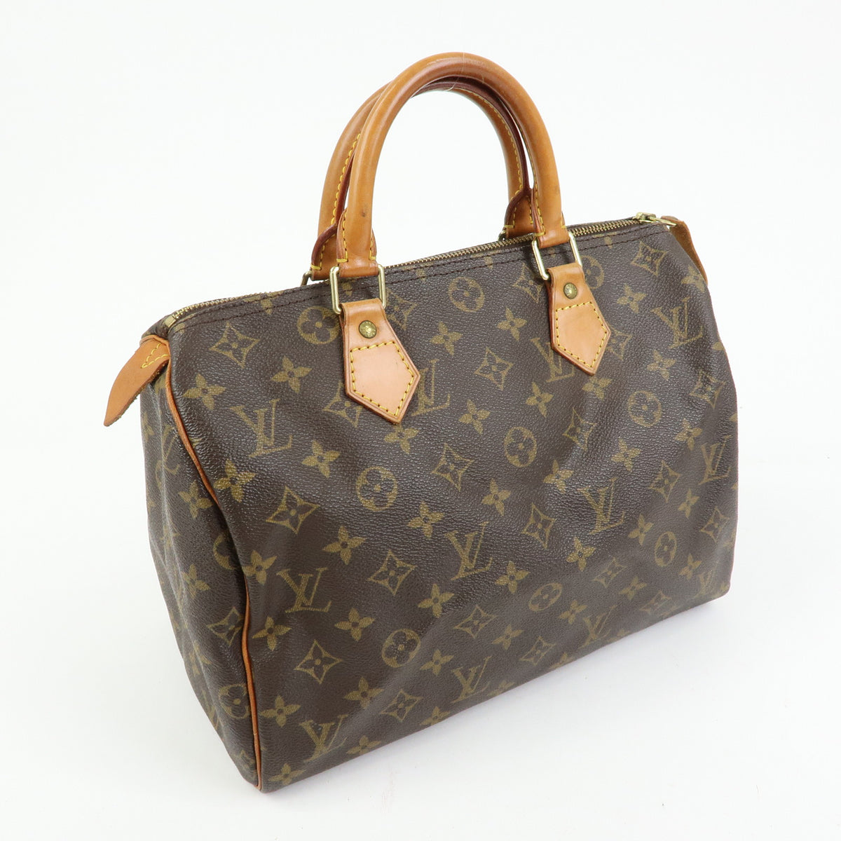 Louis Vuitton Monogram Speedy 30 Boston Bag Hand Bag Brown M41526