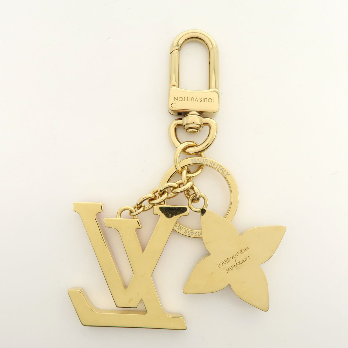 Louis Vuitton Monogram Multicolor Iconic Key Chain Fuchsia M02466