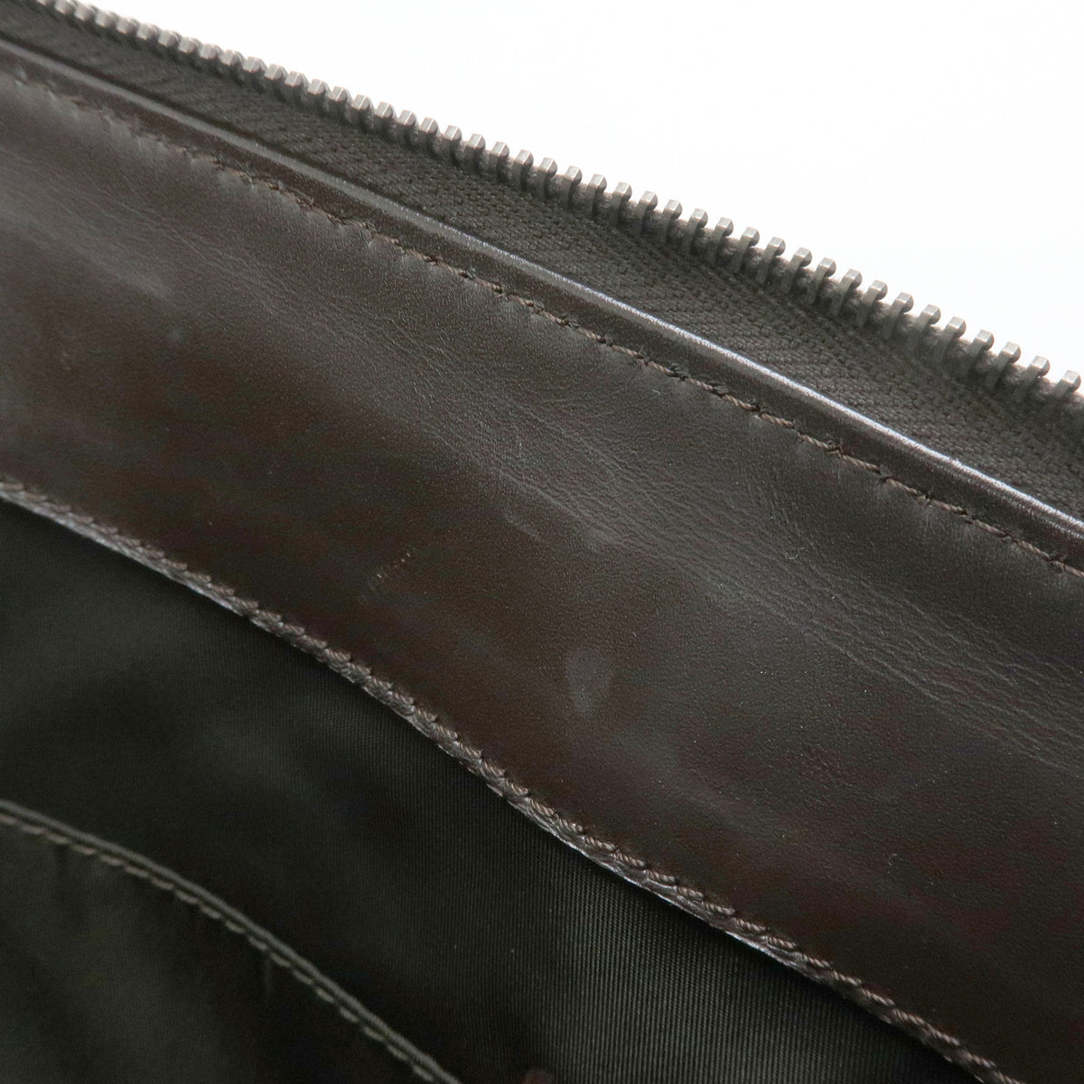 Christian Dior Trotter Street Chic Canvas Leather Hand Bag Brown