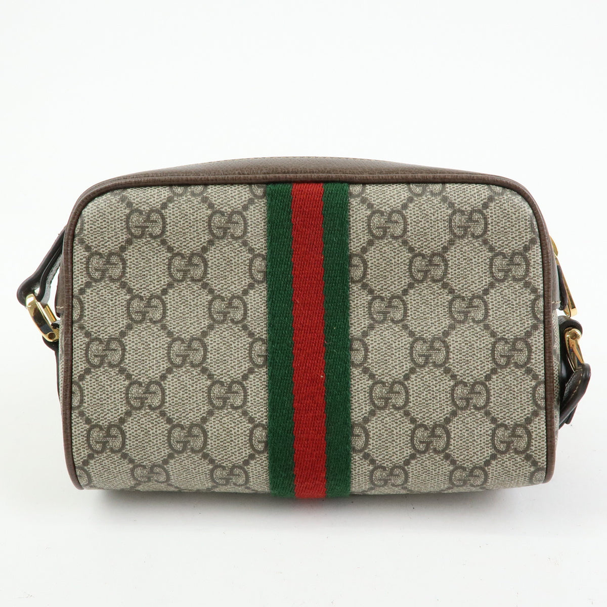 GUCCI Ophidia Sherry Double G GG Supreme Leather Shoulder Bag 517350