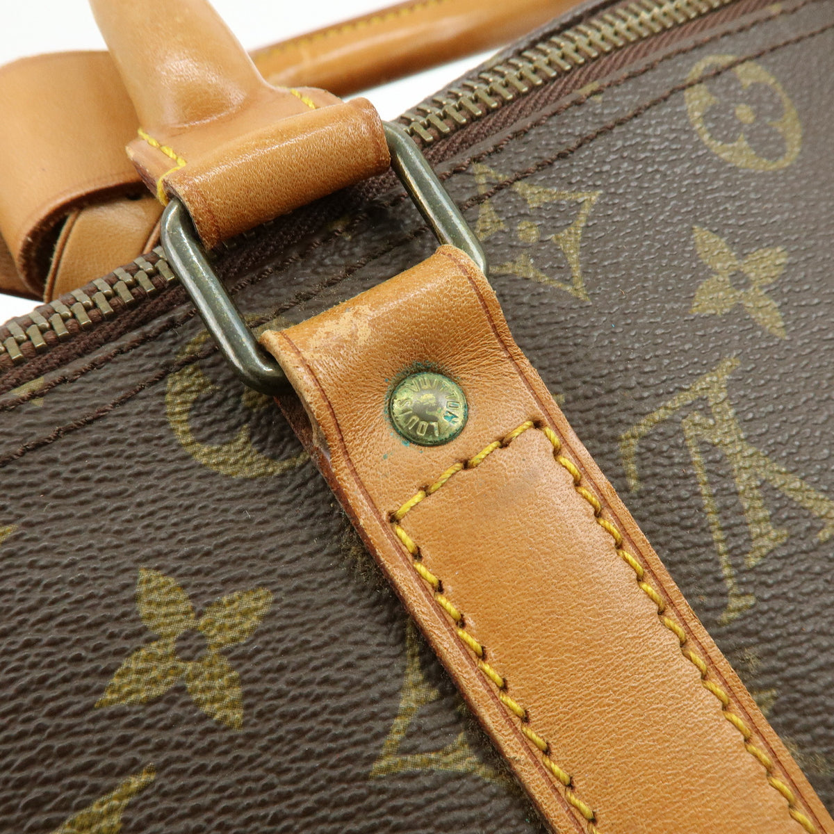 Louis Vuitton Monogram Keep All 50 Boston Bag Brown M41426
