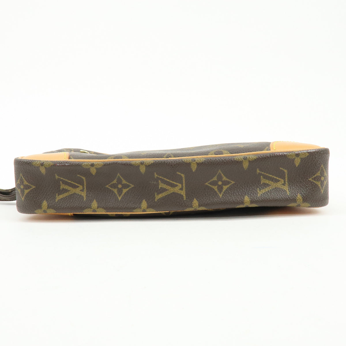 Louis Vuitton Monogram Marly Dragonne GM Clutch Bag Brown M51825