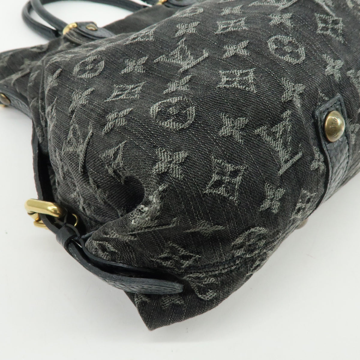 Louis Vuitton Monogram Denim Neo Cabby MM 2Way Bag Noir M95351