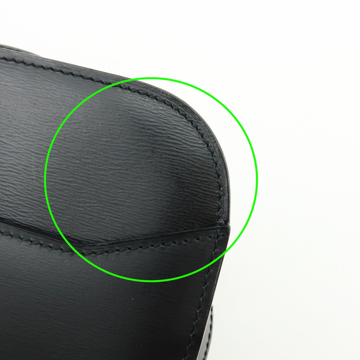 Cartier Pasha Leather Clutch Bag Wristlet Bag Pouch Black