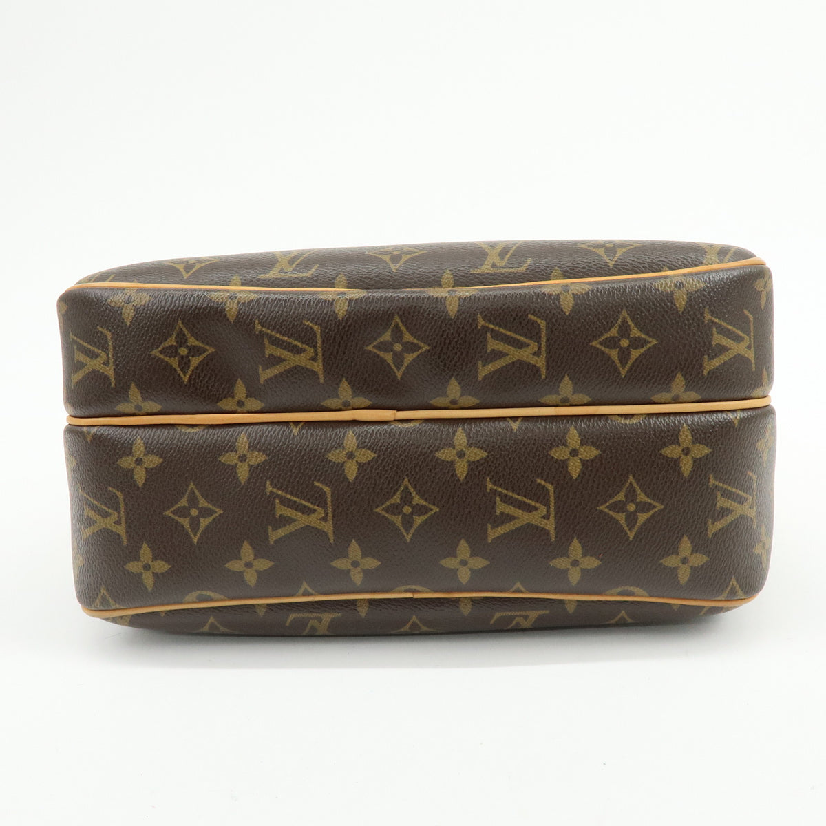 Louis Vuitton Monogram Reporter PM Shoulder Crossbody Bag Brown M45254