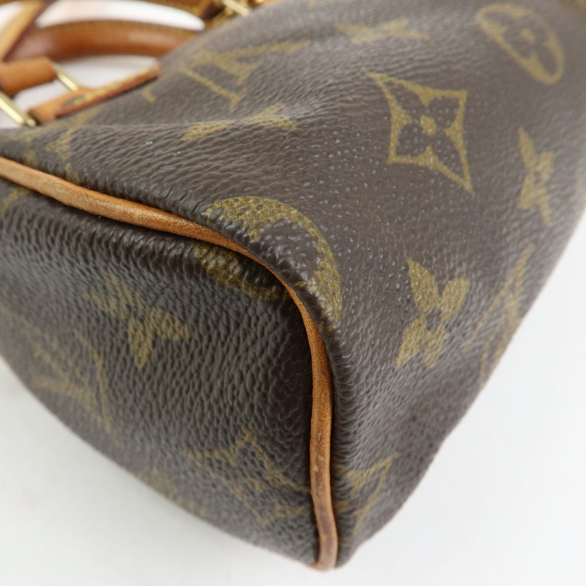 Louis Vuitton Monogram Mini Speedy Hand Bag & Strap M41534 J00142 Lot